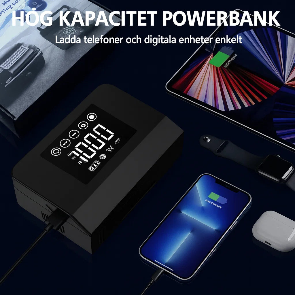 PowerStart Pro – Starta bilen direkt när batteriet är dött